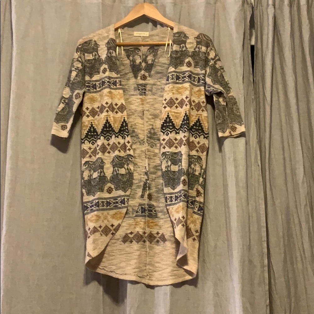 Long cardi/over piece